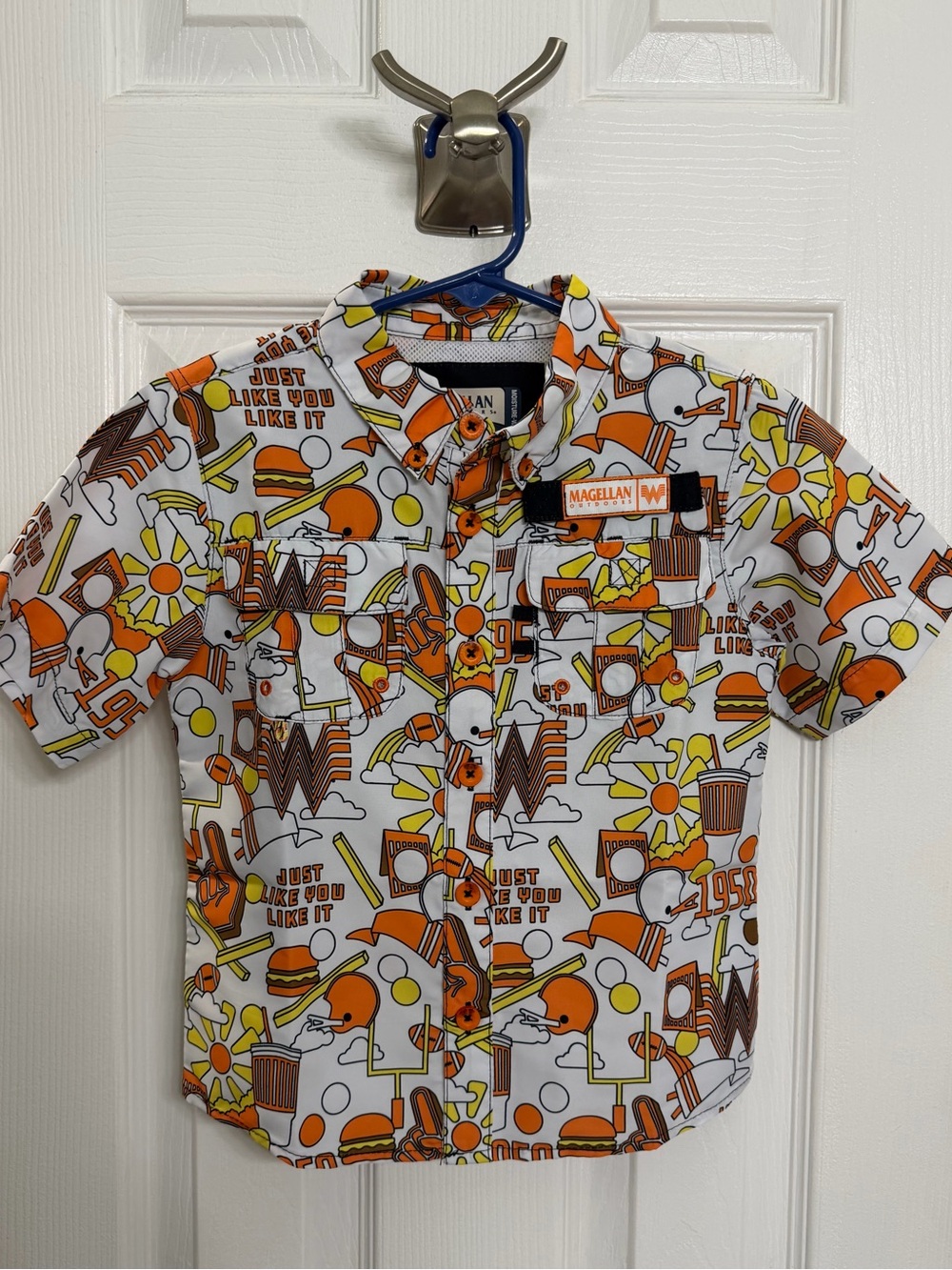 Magellan Outdoors x Whataburger Fish Gear Boys Size 4 Fishing Shirt – NWOT
